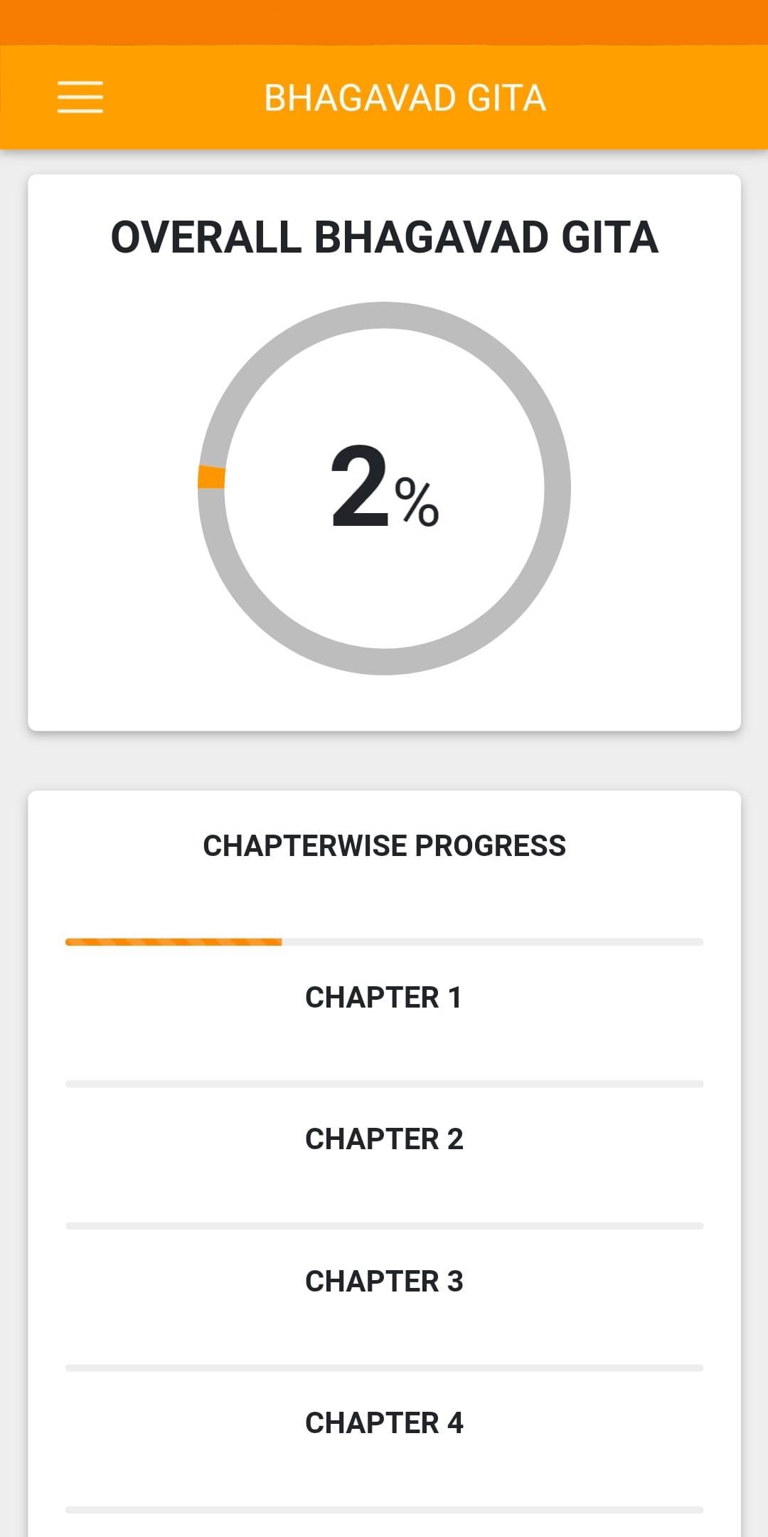 Progress Tracking